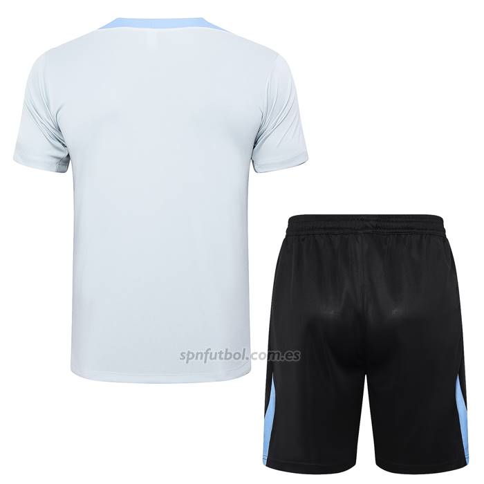 Chandal del Tottenham Hotspur Manga Corta 2024-2025 Gris - Pantalon Corto